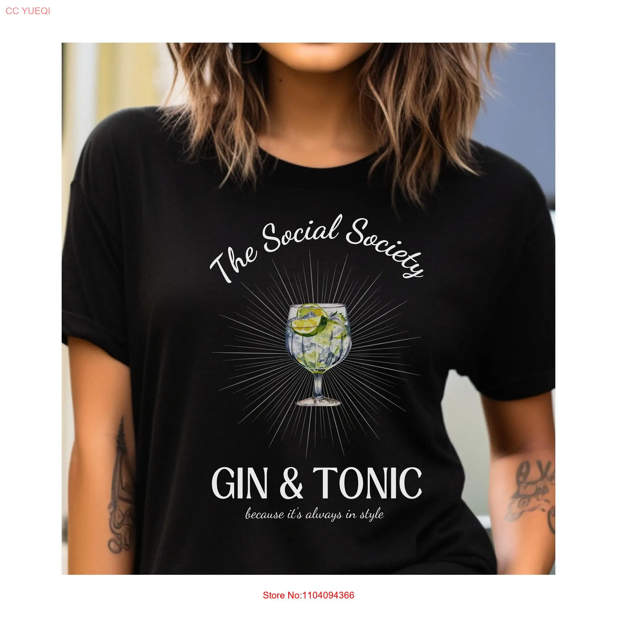 Футболка с длинным или коротким рукавом и тонизирующим коктейлем