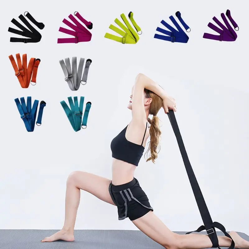 

Yoga Door Leg Stretcher Leg Stretching Slack Line Belt for Acrobatics Yoga Ballet Gymnastics Flexibility Trainer Pro Accessories