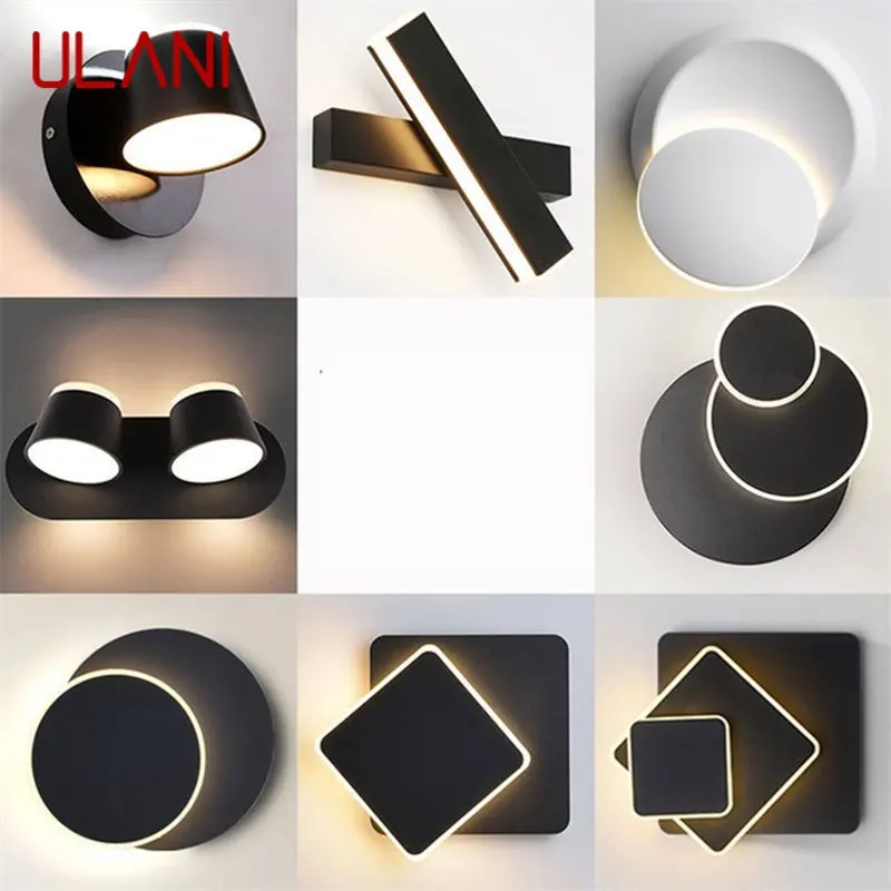

ULANI Modern Wall Lamp Fixture Rotating Bedside LED Wall Light Indoor Creative Decoration For Home Bedroom Living Room Dining