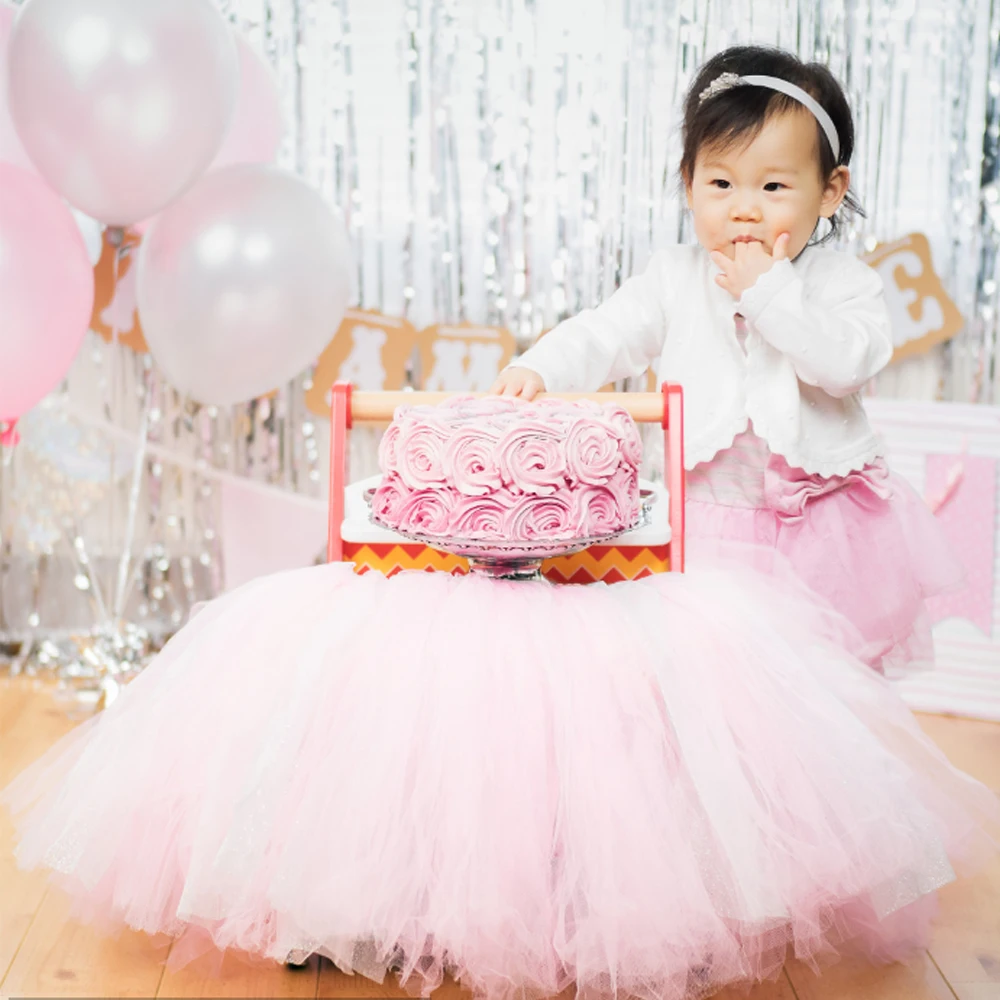 Тюлевая юбка-пачка для первого дня рождения 100 см х 35 |