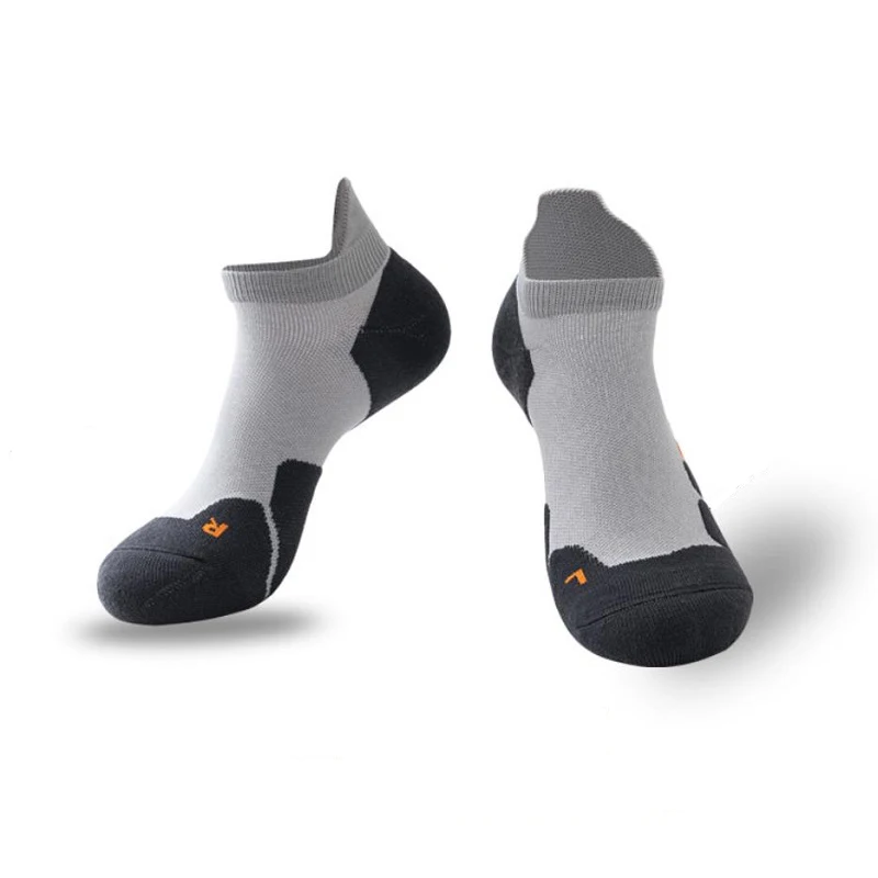 4 Pairs Mens Basketball Boat Socks Breathable Absorb Sweat Outdoor Sport Ankle Socks Compression Short Low Cut Sock Street Style