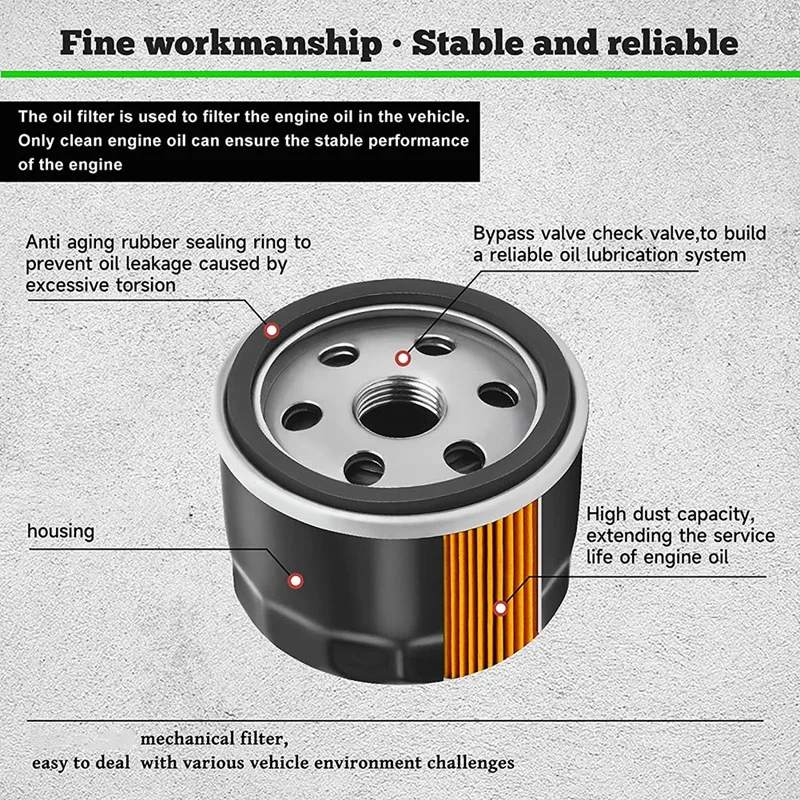 4 шт. 49065-0721 Масляный фильтр для куб кадет Ремесленная тройская газонокосилка