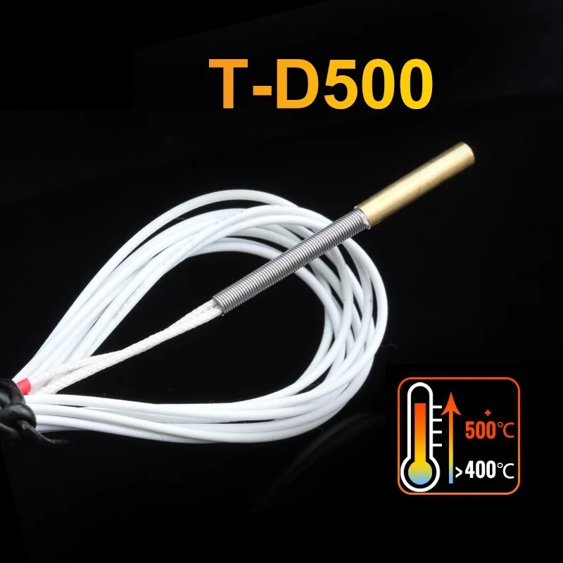 

Датчик температуры Trianglelab T-D500 500, высокотемпературная 3D-печать для volcano V6 HOTEND PEI PEEK, нейлоновое углеродное волокно