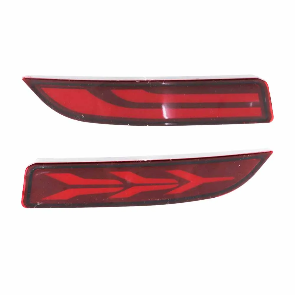 1 пара светодиодных отражателей заднего фонаря автомобильный бампер стоп-сигнал