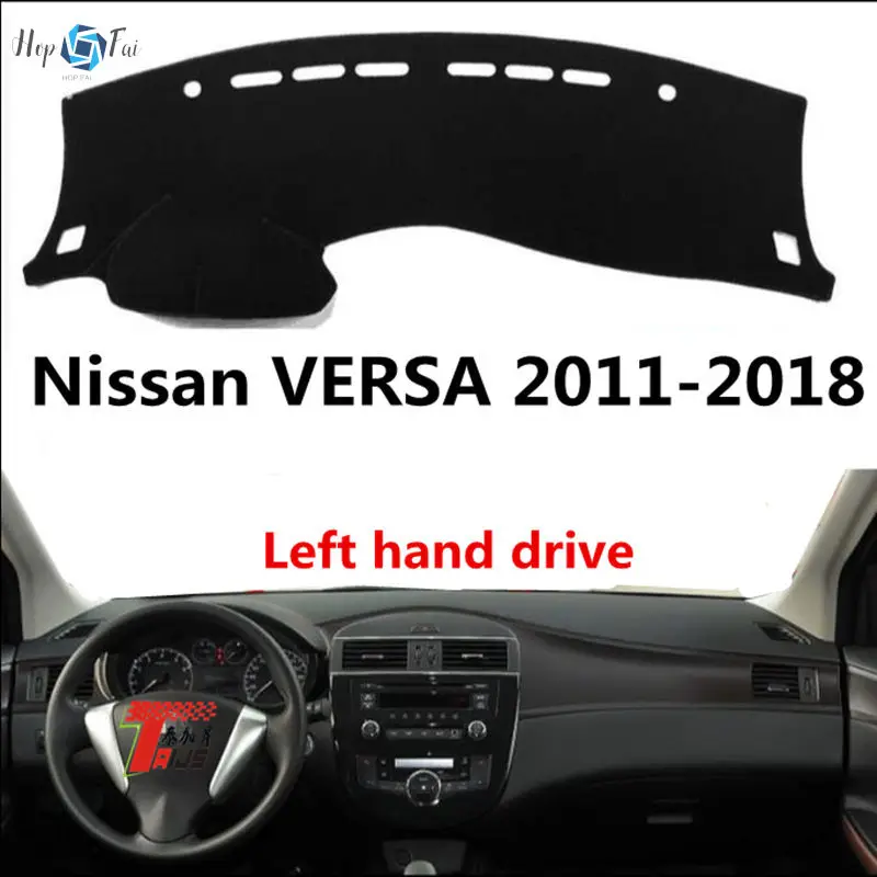 

TAIJS Car Dashboard Cover Dash Mat For Nissan VERSA 2011-2018 Left hand drive Auto Non-slip Sun Shade Pad Carpet