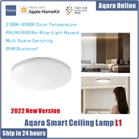 aqara smart ceiling light l1 350 zigbee 3 0 color temperature bedroom led lamp light work with app xiaomi mijia apple homekit