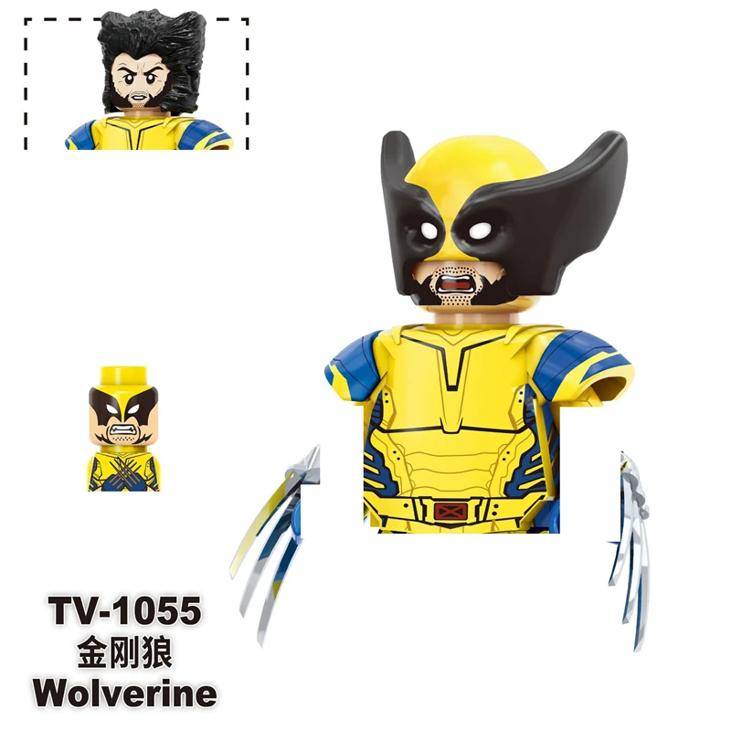 Мини-конструктор Marvel серия человек-Супергерой сборные блоки игрушки для