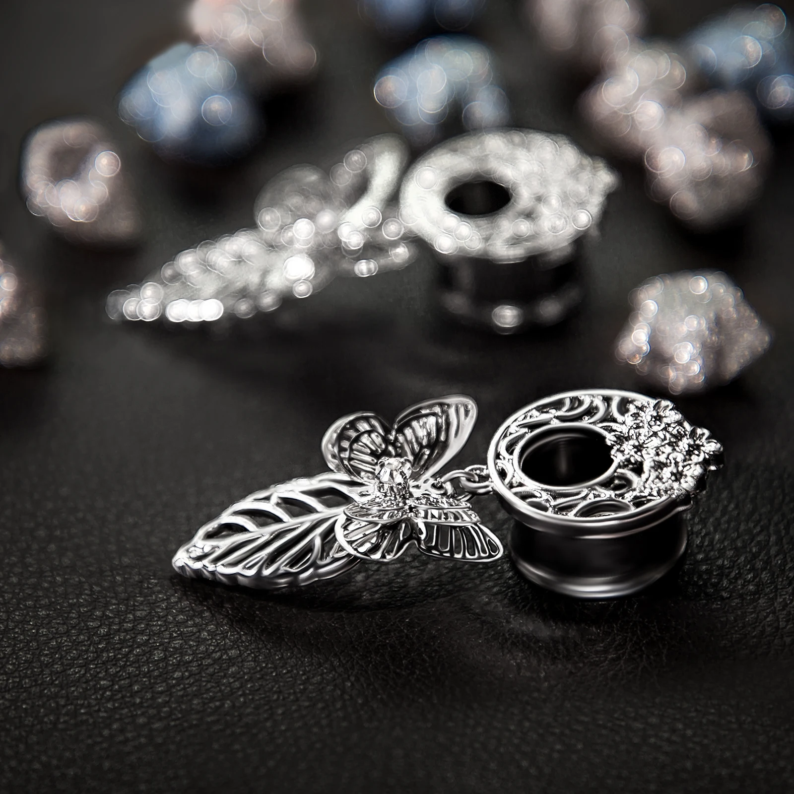 2 шт. туннели и заглушки для пирсинга 6-16 мм |