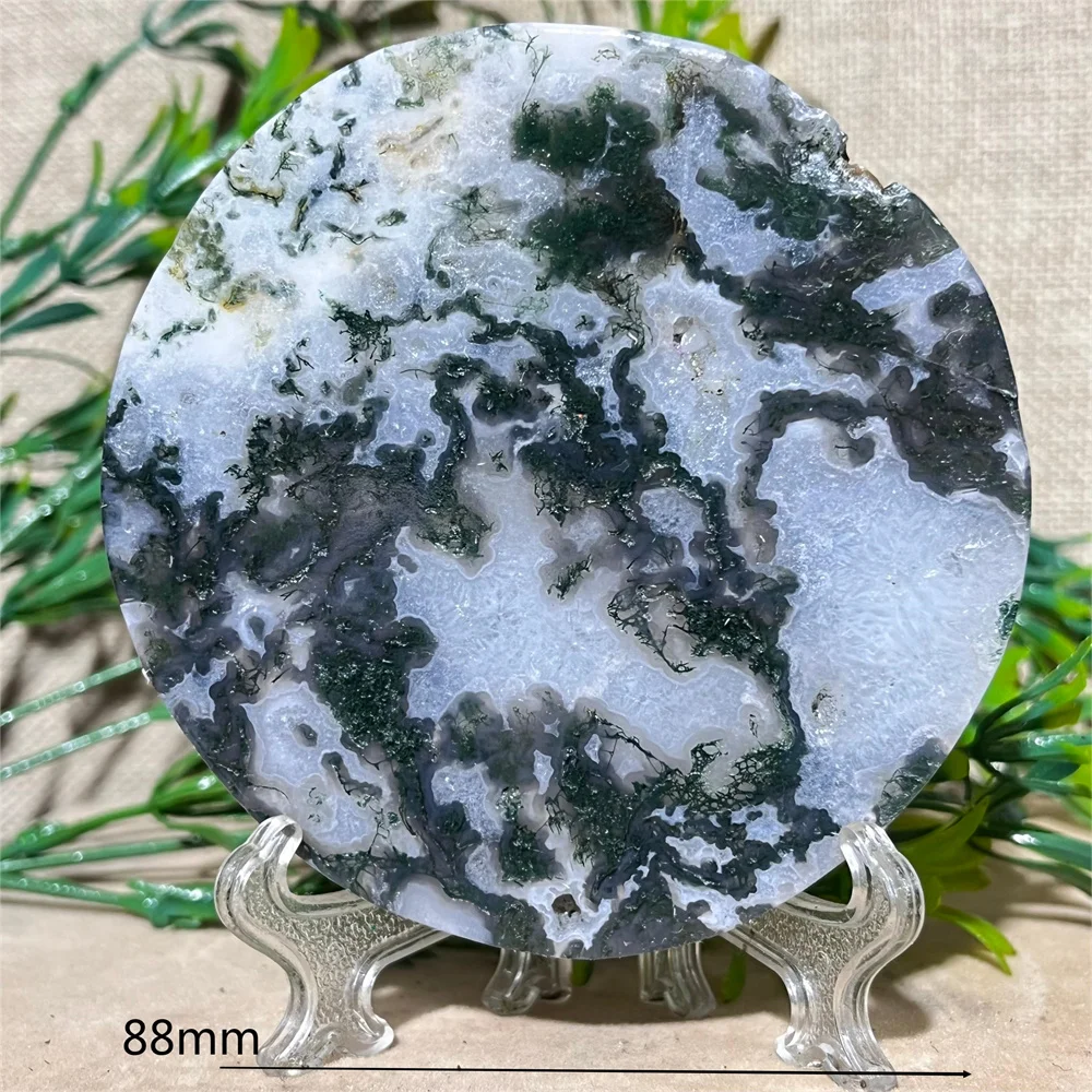 

Полированная миска из мохового агата CrystalHome