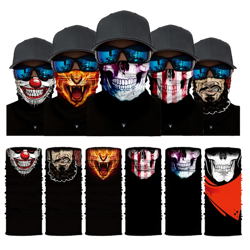 

Breathable Mask Bandana Balaclava Venom Neck Gaiter Cycling Face Mask Hiking Scarves Headband Summer Balaclava Warmer Unisex