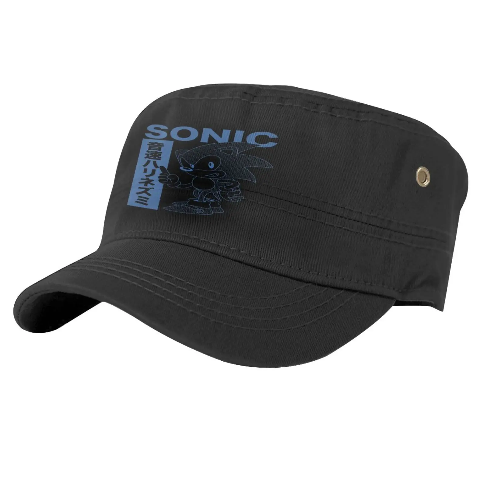 

Официальная Лицензированная Кепка Sega Sonic Kanji для мужчин, мужская кепка, ковбойская Кепка для женщин и мужчин, Бразильская шапка, кепка s для ж...