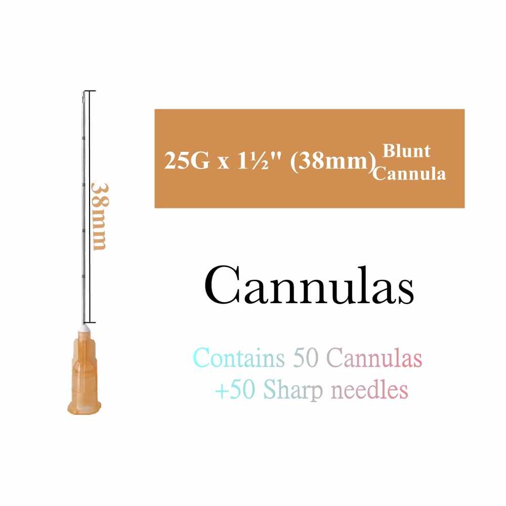 

Высокочувствительная одноразовая Подкожная заполняющая игла Ce Micro Cannula 25 г 50 мм Тип дермальной инъекции тупый наконечник игла для наполните...