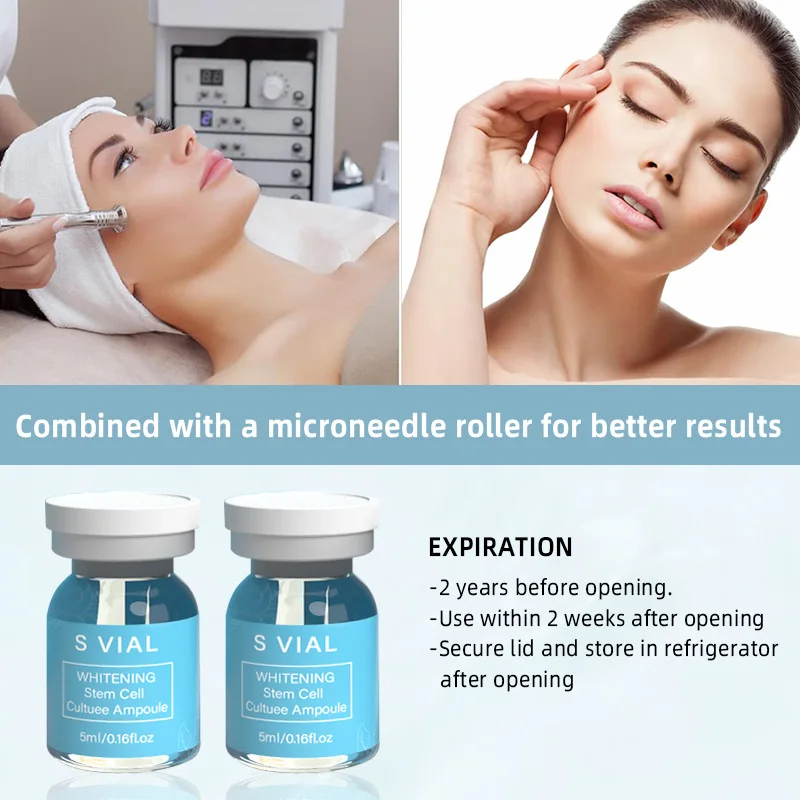 Фото Набор сывороток-ампул для лица 5 мл с ниацинамидом для осветления и увлажнения кожи, для использования с микроиглами 0,25 мм №3