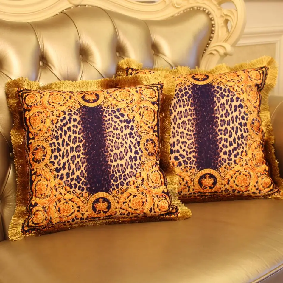 

big luxury decorative pillows cover european-style throw Pillows case sofa car-covers capa de almofada housse de coussin