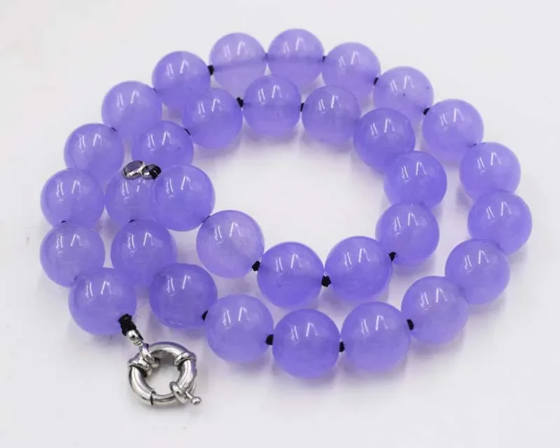 Фиолетовое ожерелье из тибетского серебра JINHONGBO