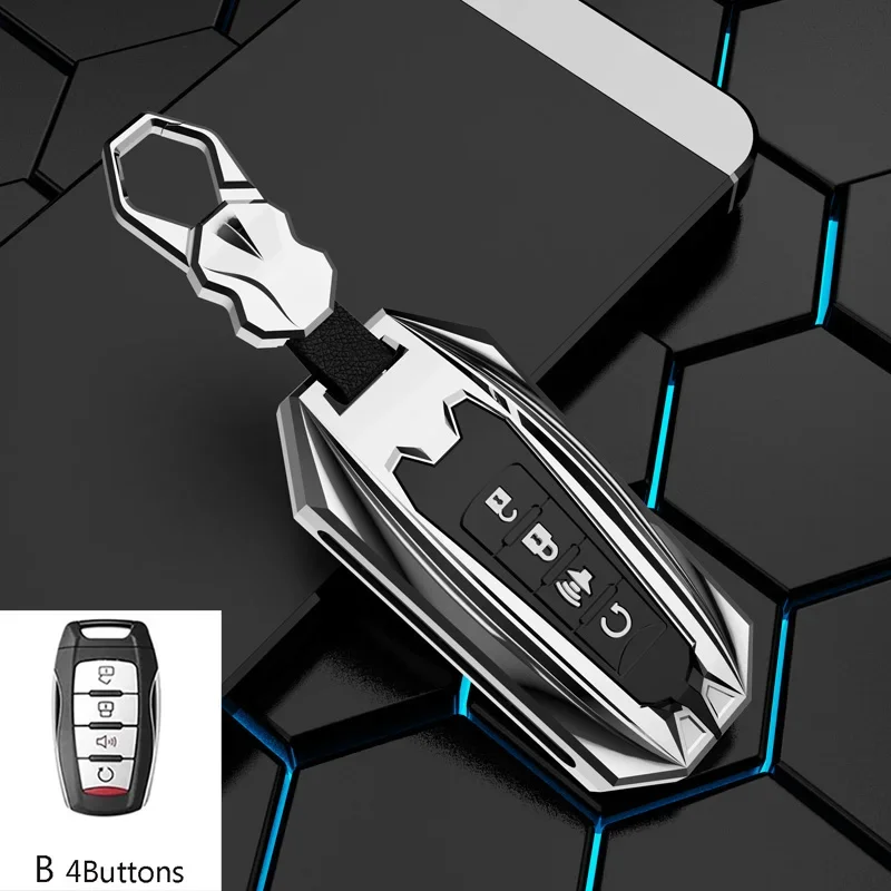 Чехол для автомобильного ключа из цинкового сплава чехол GWM P Series пикапа Great Wall POER