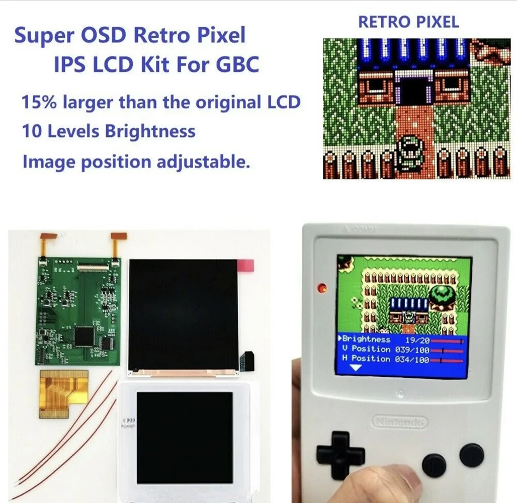 Комплект ЖК-экрана + предварительно вырезанный светящийся прозрачный зеленый