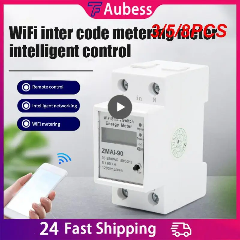 

3/5/8 шт., ваттметр с поддержкой Wi-Fi