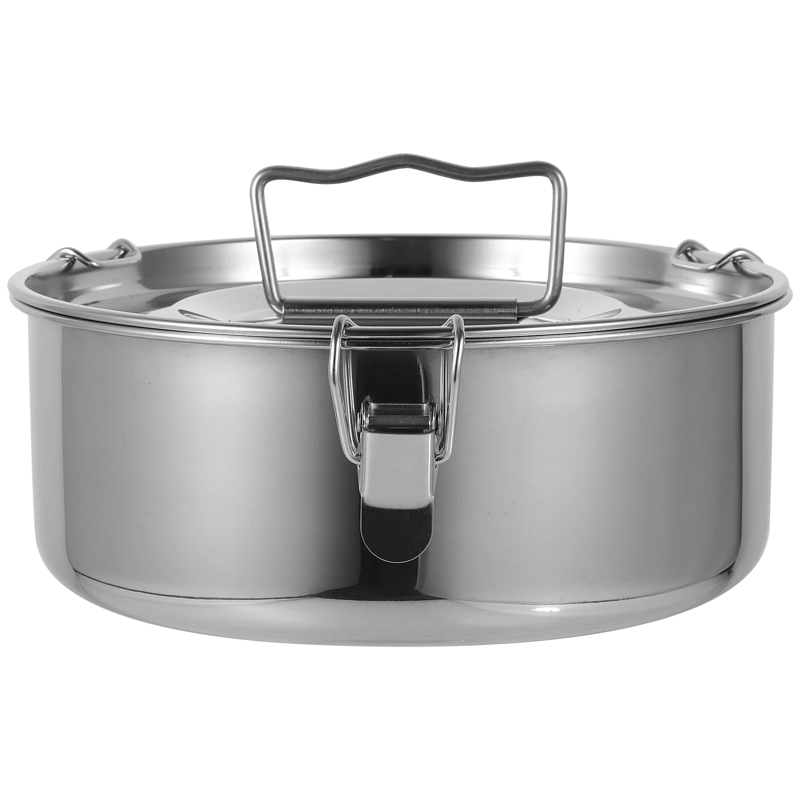 

Stainless Steel Container Steamer Soup Pot Steaming Food Pie Mold Kitchen Cookware Flan Lid