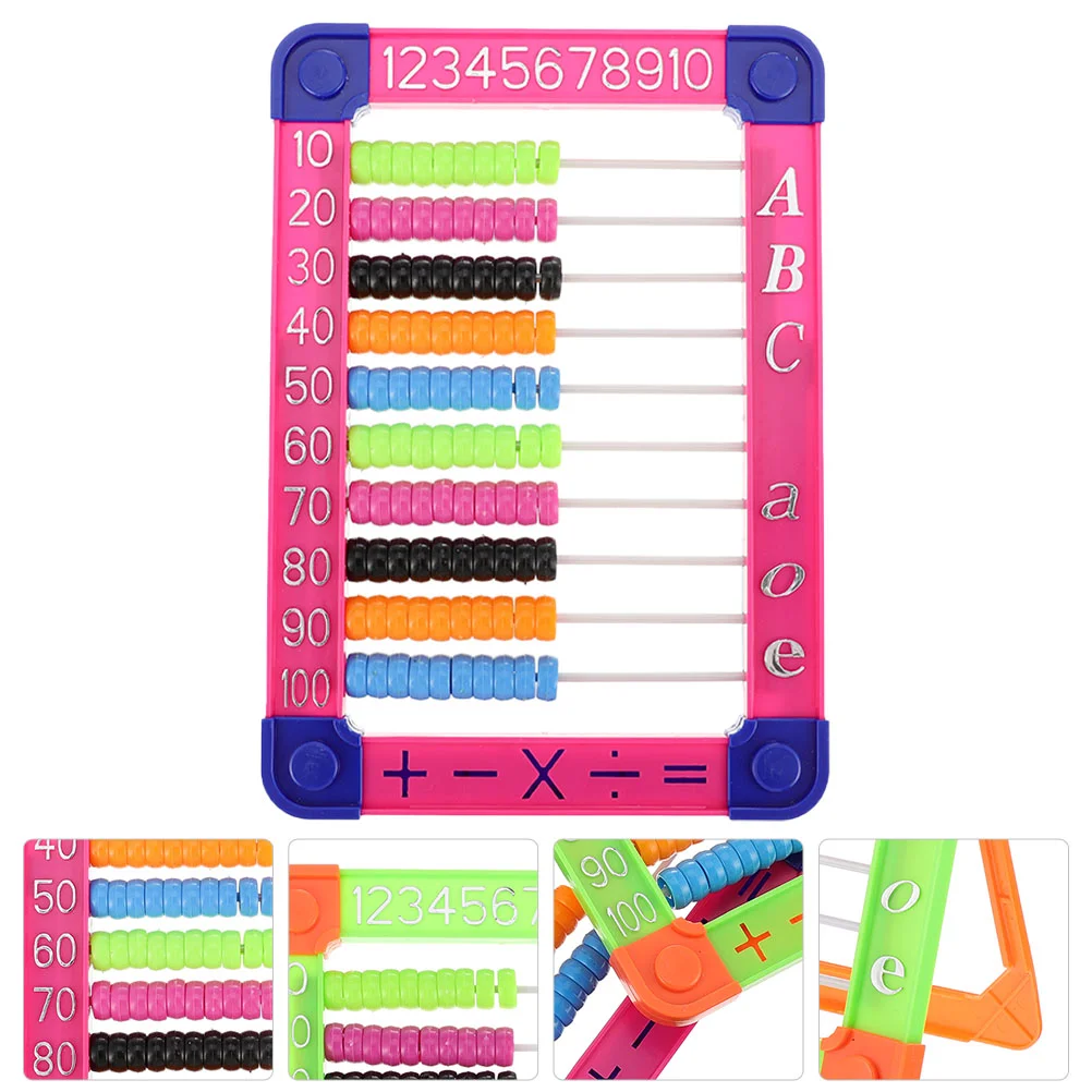 

Counting Rack Math Learning Toy Early Educational Abacus Teaching Aid Kids Tool