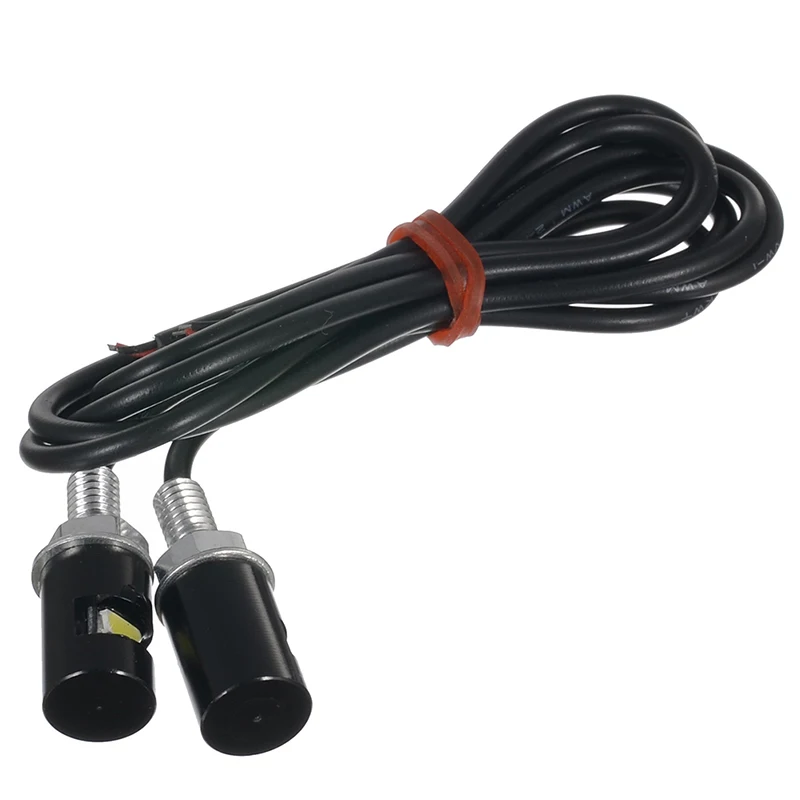 

2 шт., светодиодные лампы для мотоциклетного номерного знака, 12 В