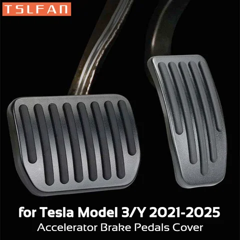 Для Tesla Model 3 Y 2021-2025 Highland Juniper 2 шт. алюминиевый сплав тормозной акселератор педали крышка автомобильные аксессуары