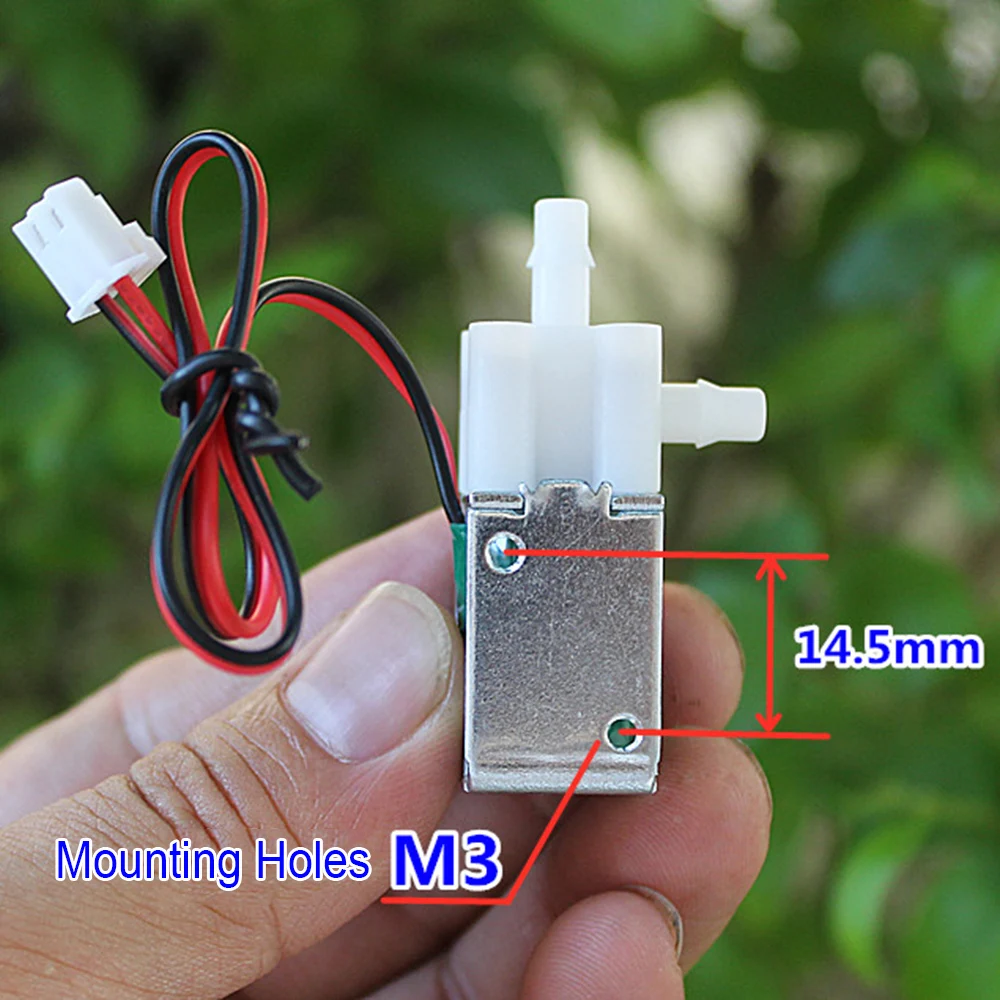 Нормально замкнутый электромагнитный клапан DC 12в-15в N/C воздуха водяной