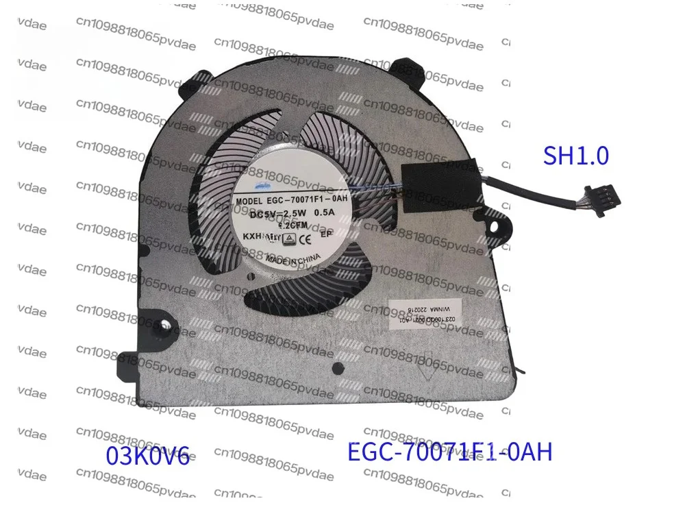 Фото Вентилятор охлаждения процессора EGC-70071F1-0AH DFS5K22115572P DC5V 0.5A 4-контактный для GEEKOM Mini IT8 Mini Air IT11 03K0V6 3K0V6. №3