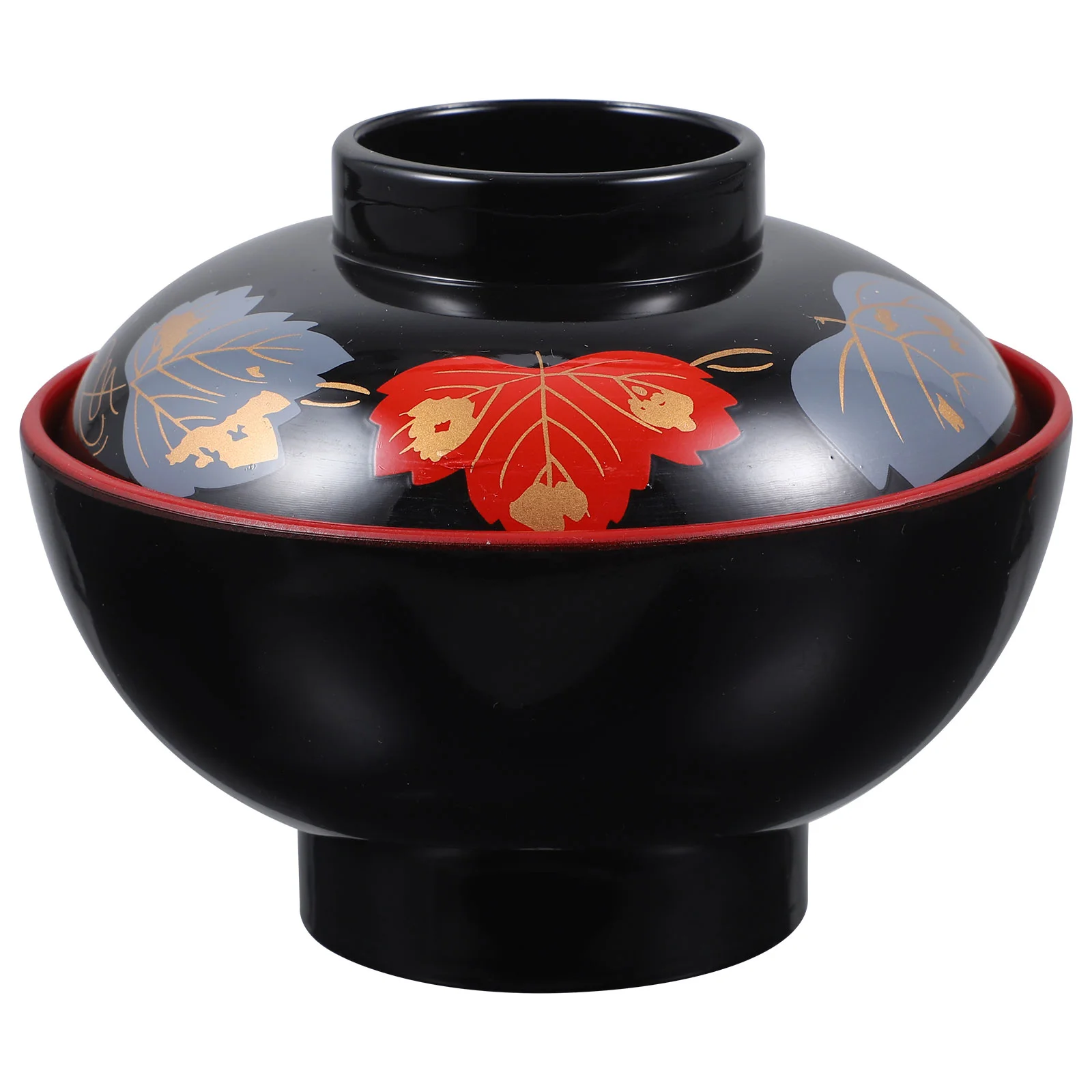 

Japanese Style Noodle Ramen Rice Soup Bowl Traditional Bowl with Matching Lid