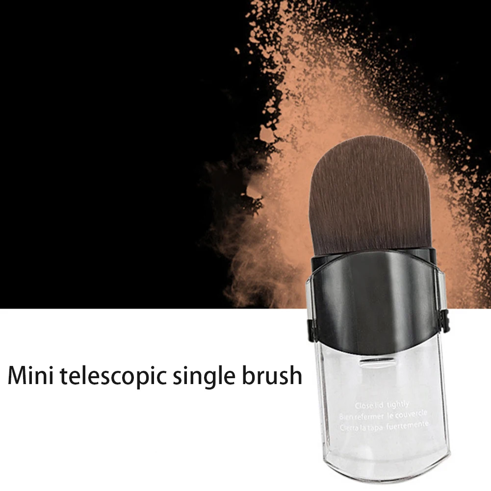 

Mini Single Telescopic Makeup Foundation Make-up Brush Portable Powder Powder Blusher Brush Beauty Tool