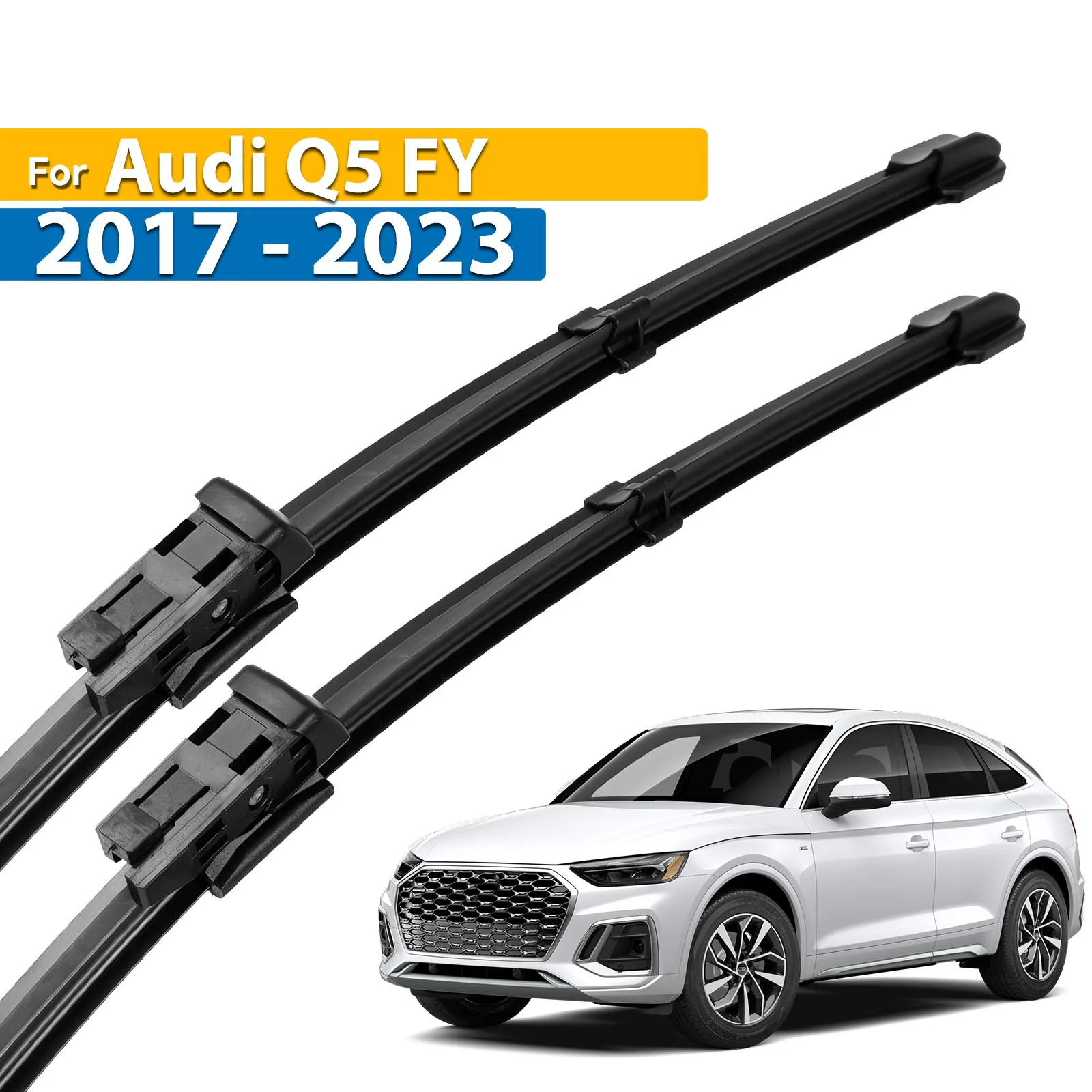 Щетки стеклоочистителя Erick's Wiper для Audi Q5 2018-2023, стеклоочистители для лобового стекла, автомобильные щетки от дождя 26 дюймов + 20 дюймов