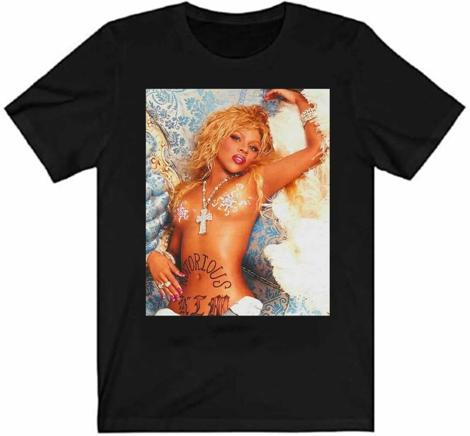Сексуальная футболка Lil Kim размер S M L 234XL LI122