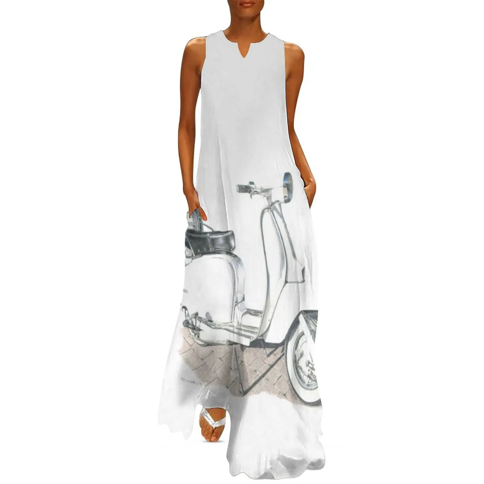 Длинное платье Lambretta Li125 1963 женские платья для особых мероприятий