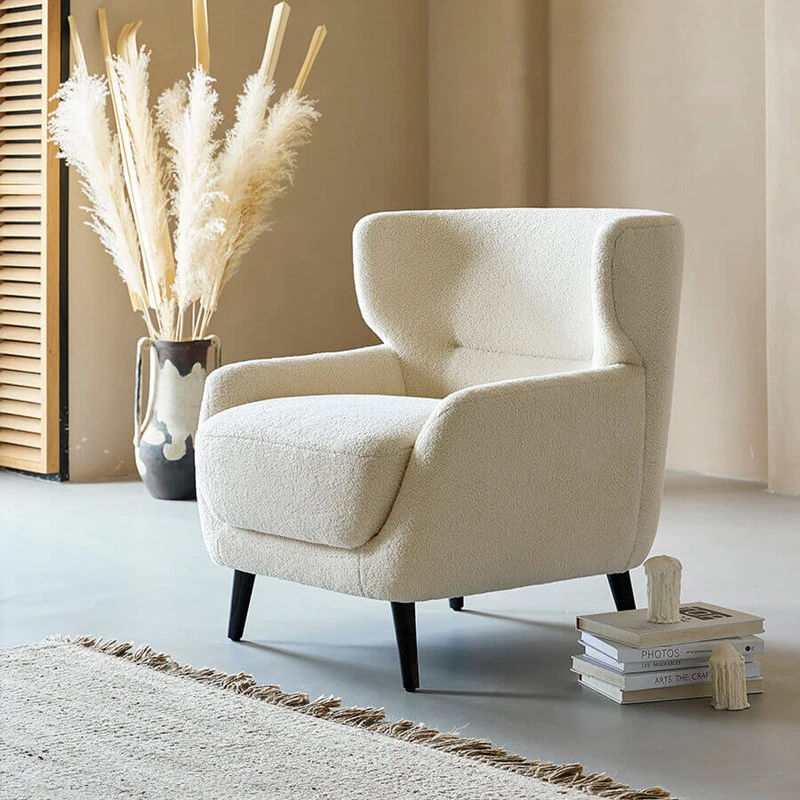 

Диван-стул, офисная одноместная Скандинавская белая Роскошная диван-стул, Современная дизайнерская мебель для гостиной Divano