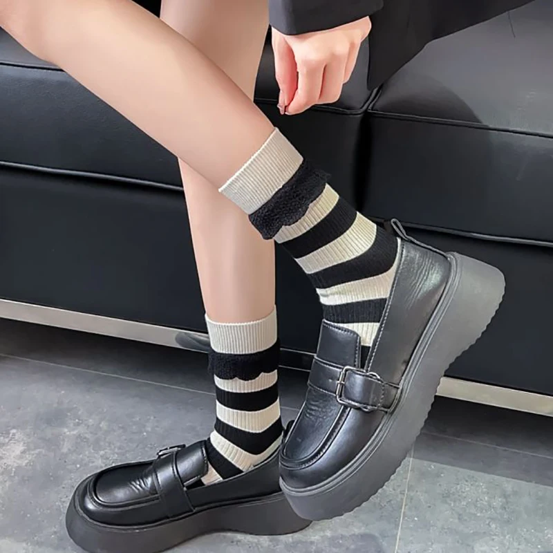 5 Pair /Lot Comfortable Luxury Women Accessories Lace Socks Kawaii Girl Socks  Students Beautifu Street Style Cute Fashion New