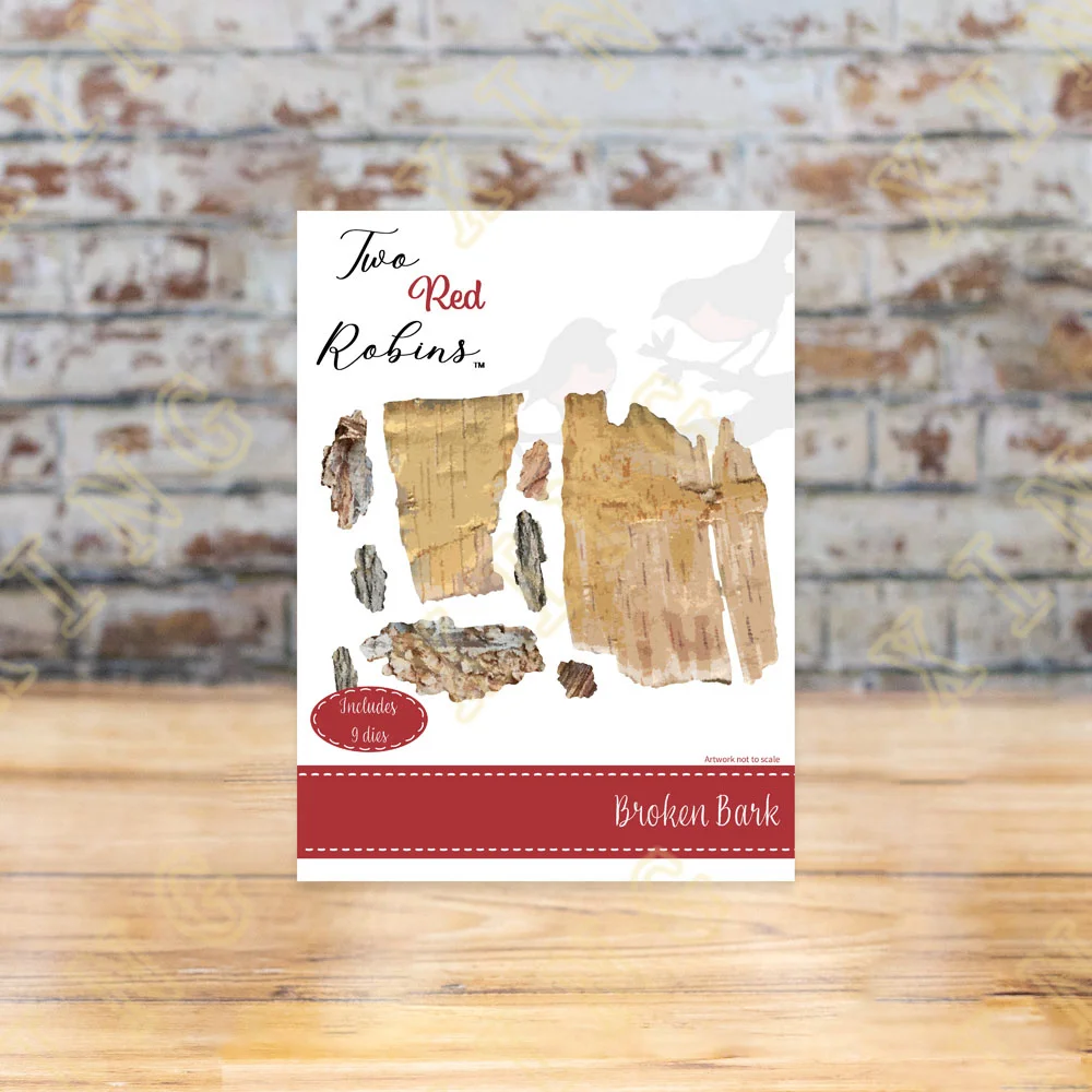 

Broken Bark Metal Cutting Dies Craft Embossing Make Paper Greeting Card Making Template Diy Handmade 2022 New Arrival Hot Sale