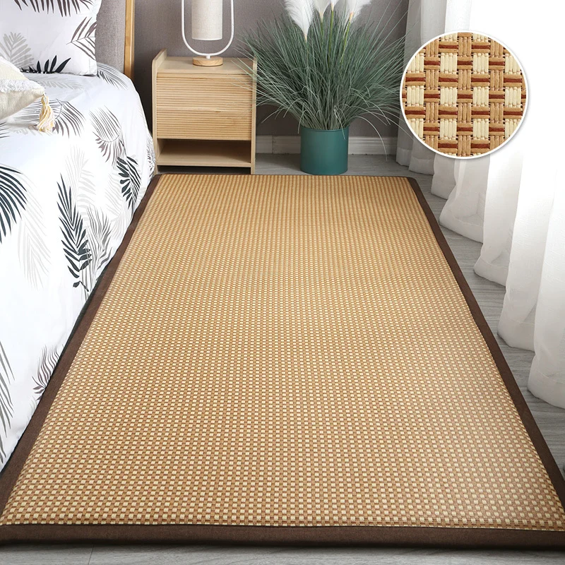 

Summer laying the floor sleeping mat artifact rattan mat sleeping mattress home bedroom cool mats floor cushion tatami mattress