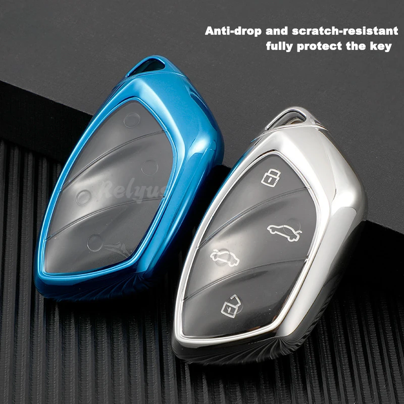 Прозрачный ТПУ чехол для автомобильного ключа Roewe Marvel-X Feifan Marvel-R 2018 2019 2020 2021