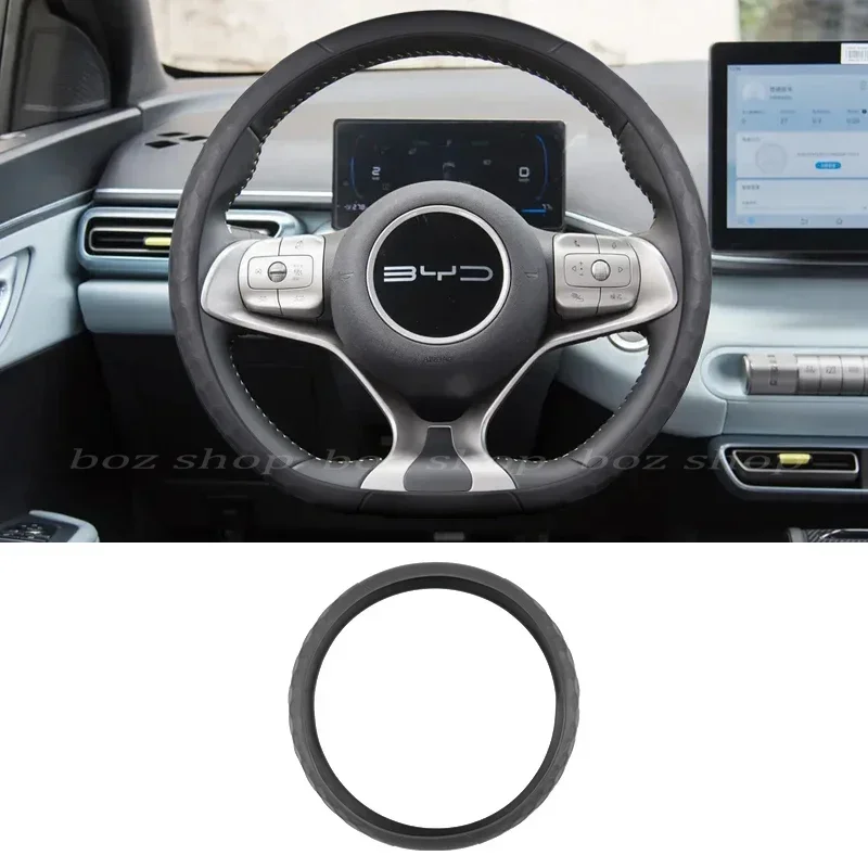 Чехол на руль для BYD Seagull Dolphin Han EV Yuan Plus Qin Plusdmi Tang Seal Song Pro силиконовое нескользящее