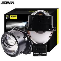 sanvi a11max 70w hyperboloid car bi led projector lense headlight 5500k hella3r g5 auto lens headlamp for car light retrofit
