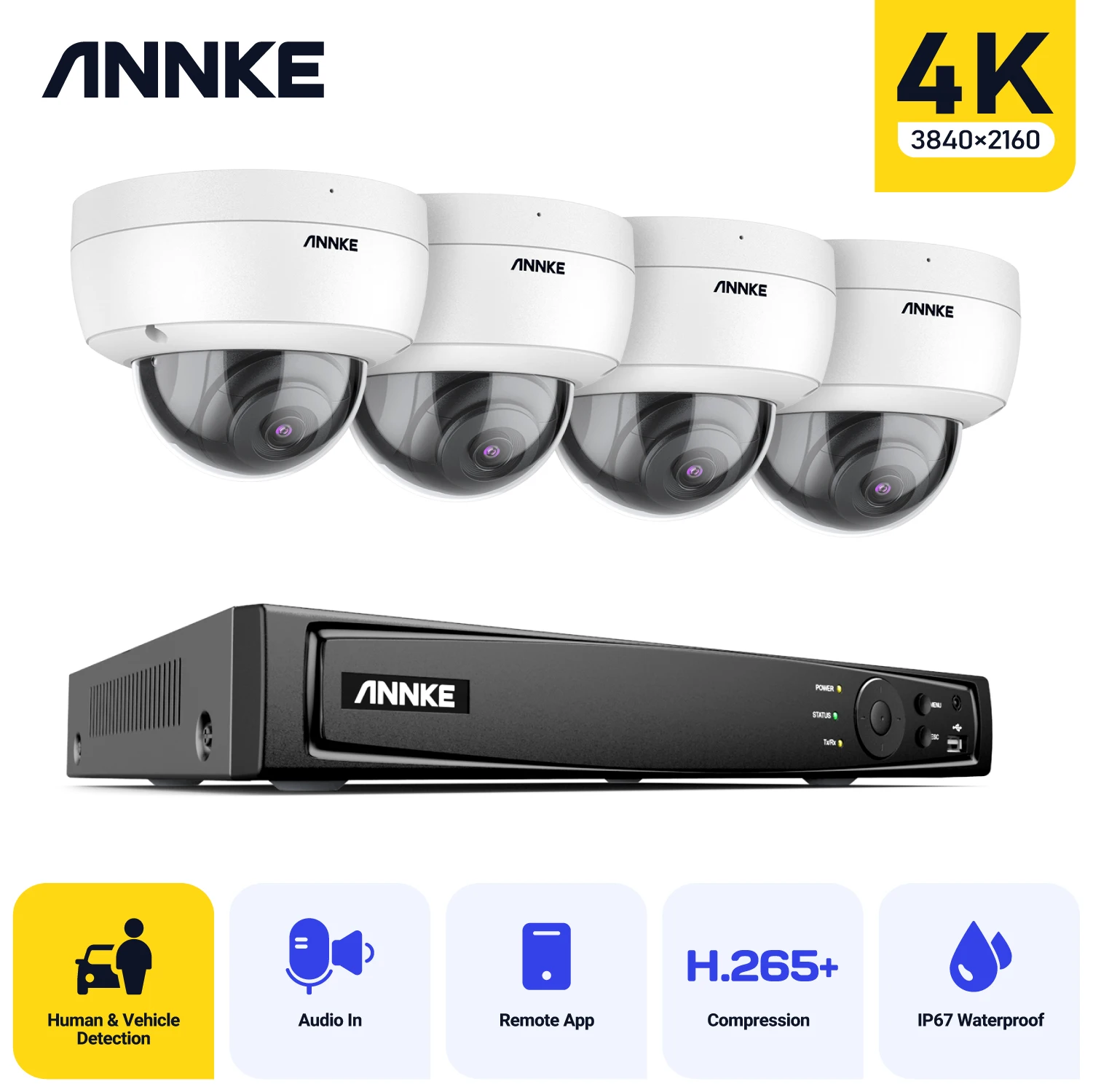 Annke Security System With Audio Securitiessystem