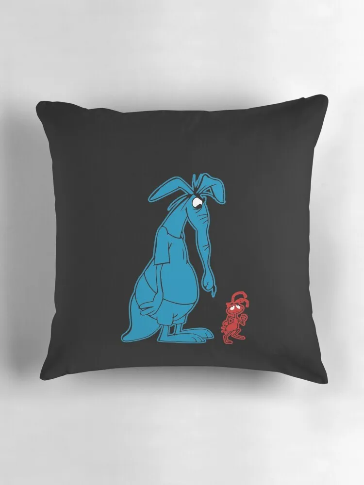 Классическая декоративная подушка Ant and Aardvark Новогодняя Прямоугольная осенняя