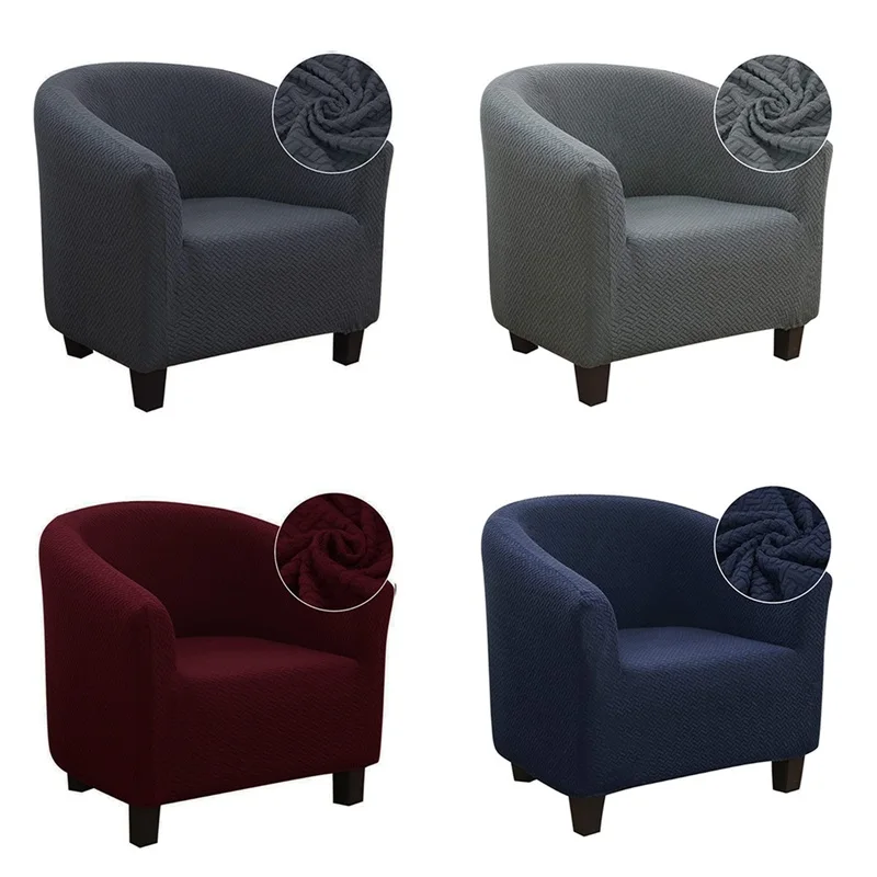 

1 шт. Одноместный жаккардовый упругий чехол для дивана в ванную клубную комнату, чехол для кресла, защитный чехол для мебели, чехол для диван...