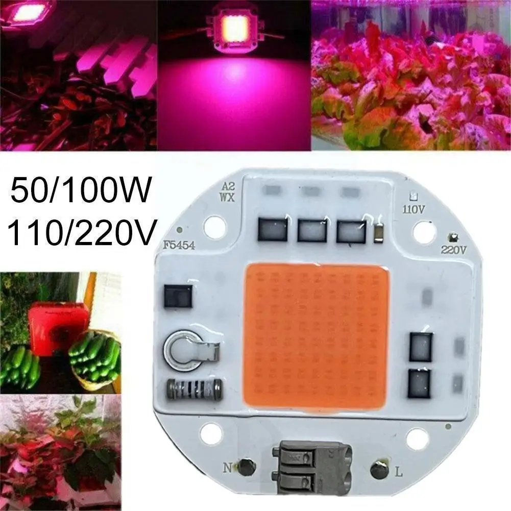 

Lamp Phytolamp For Plants Cob Chip Led Grow Light Phyto Lamp Full Spectrum No Need Driver For Growth Flower Seedling Plant D2k4