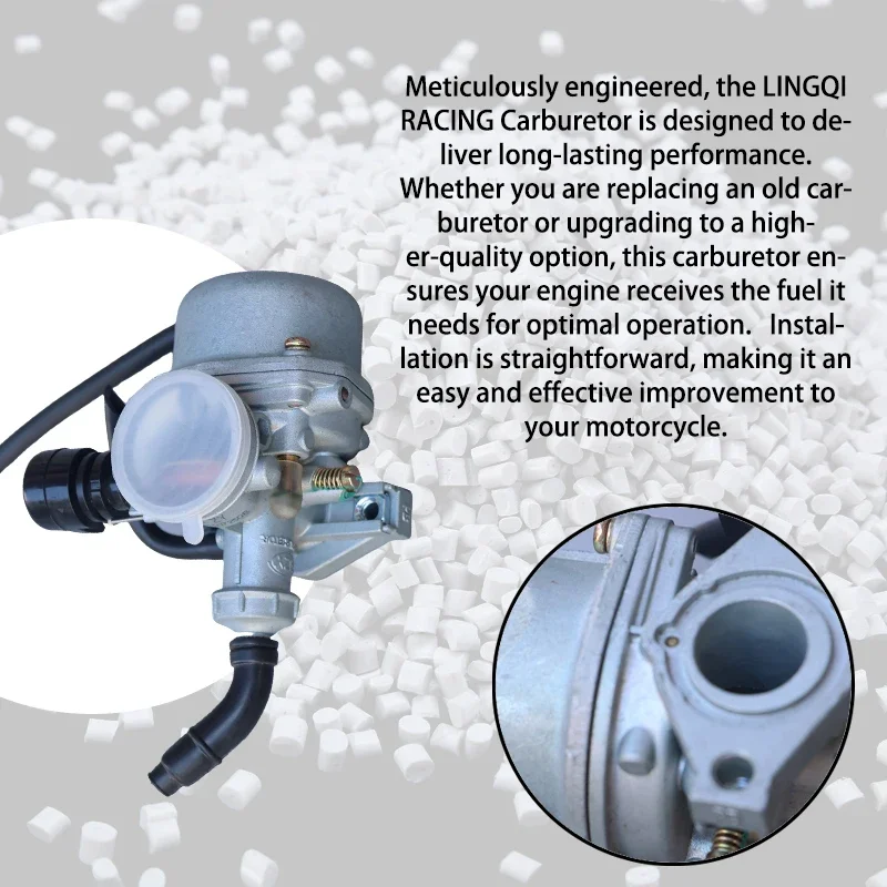 LESQUE пит-байк серебристый алюминиевый карбюратор модифицированные детали для