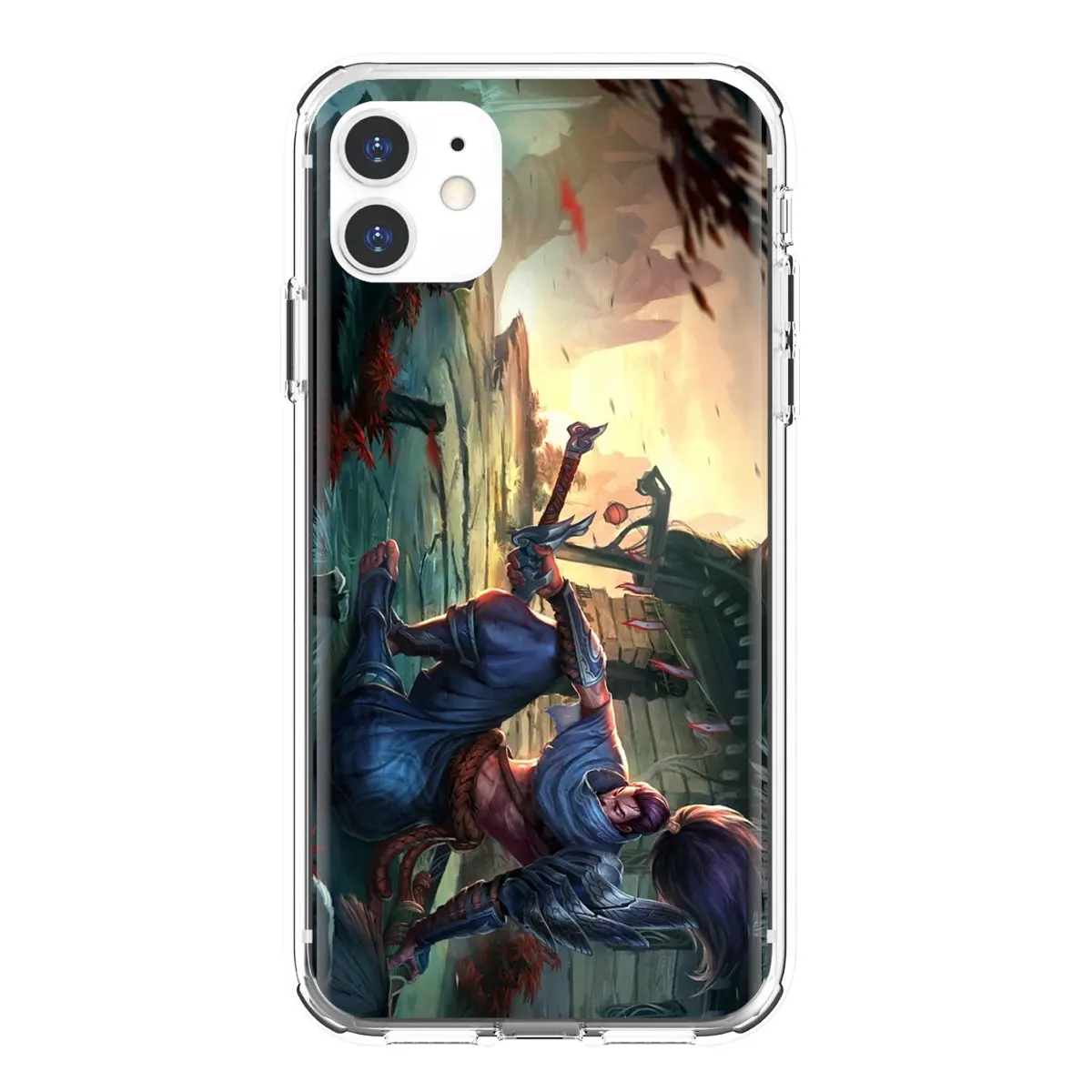 Силиконовый чехол для Xiaomi Redmi Note 10 10s 3S 4 4X 5 6 6A 7 8 8T 7A 9 9T 9s 9C 9A Pro Morgana-Yasuo-League-of-Legends |
