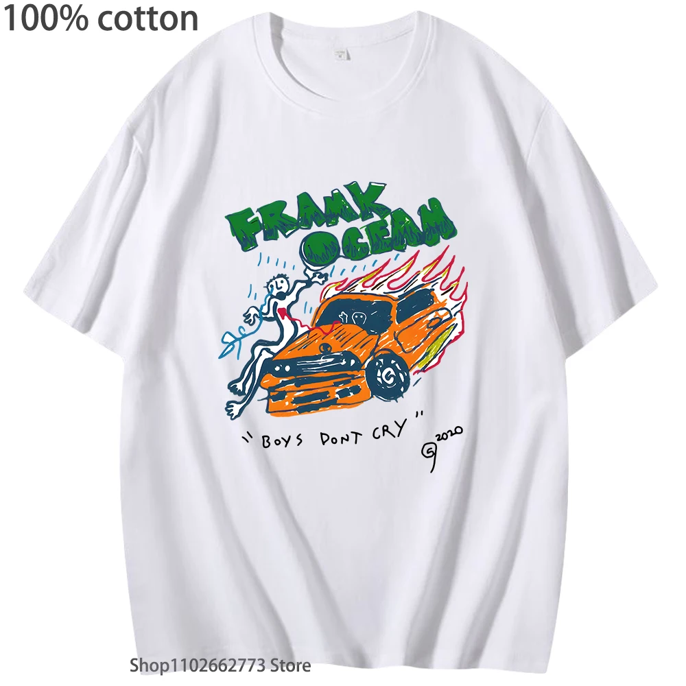 Frank O-ocean Blond R&B Music T-Shirts Women Men Fashion Tshirts Cool T-shirts 100% Cotton Summer Clothes Rhythm and Blues Tees