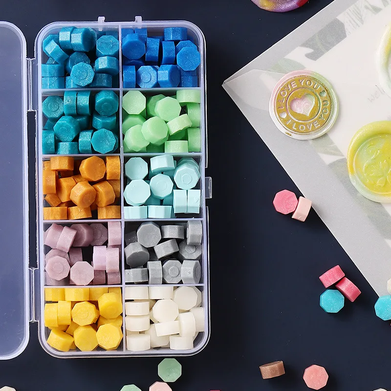 

10 ячеек, старинные инструменты для изготовления восковых штампов, набор штампов, бусины для конвертов, Свадебная Упаковка, подарки, скрапбу...