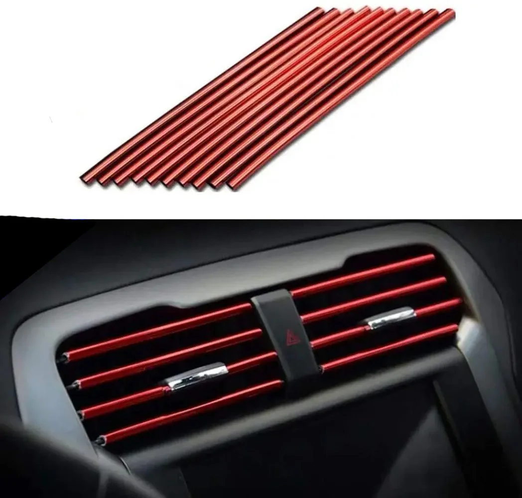 

Набор Из 10 Декоративных Наклеек Для Вентиляционных Решеток Автомобильного Кондиционера, U-образные Молдинги