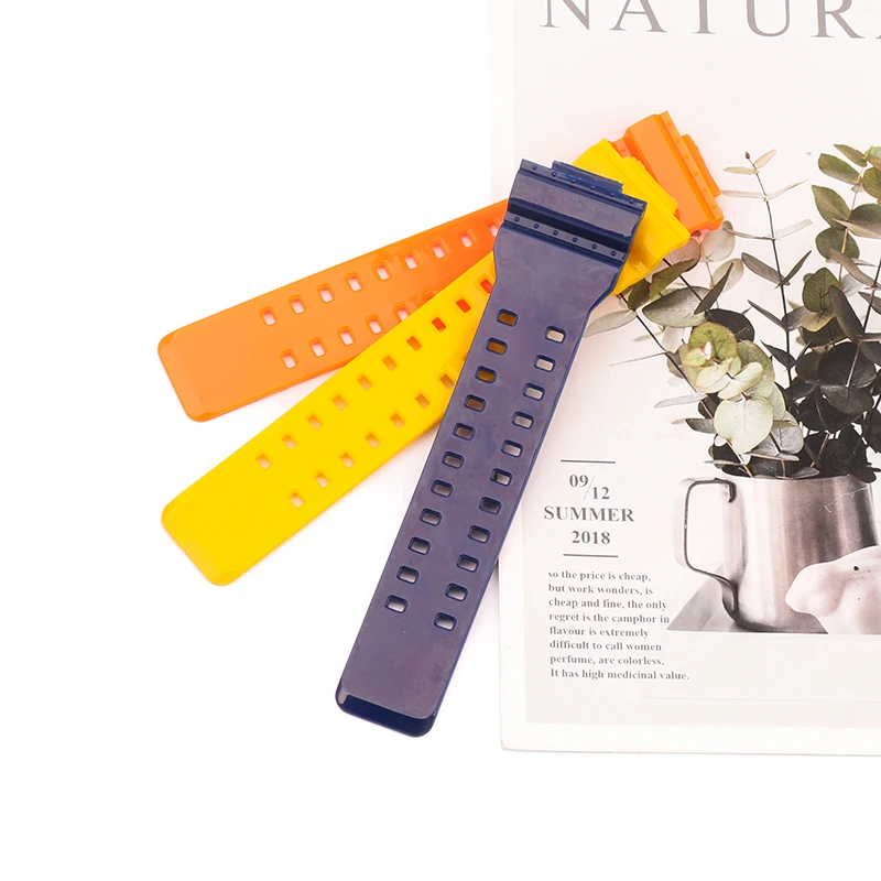 Resin brightening strap case Suitable for Casio GD GA-110 GB GA-100CF GAX men's and women's strap watch accessories